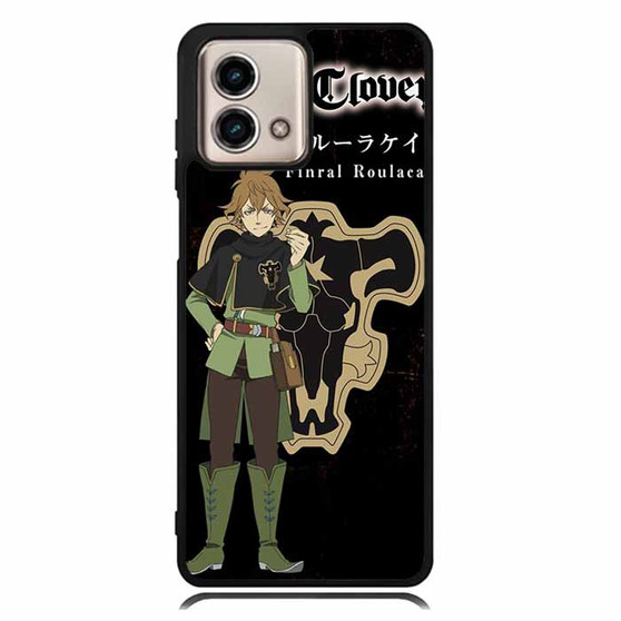 Black Clover Finral Roulacase Motorola Moto G Stylus Case Black Clover Finral Roulacase Motorola Moto G Stylus Case
