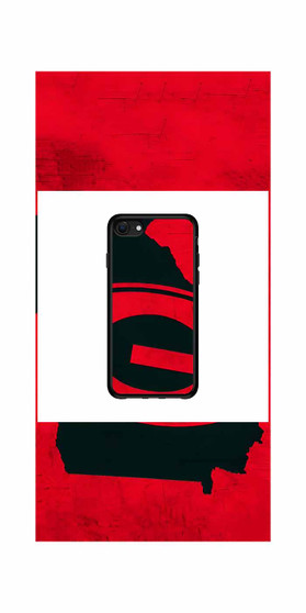 Georgia Bulldogs Gootball Art iPhone 16e Case
