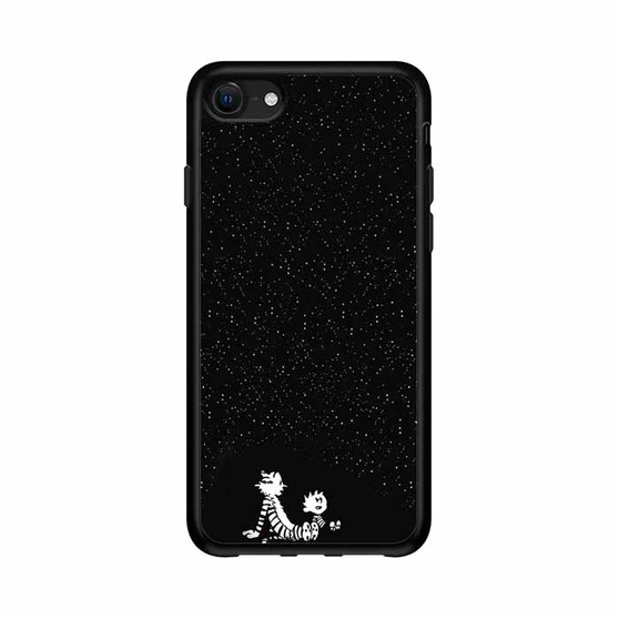 Calvin and Hobbes Under The Night Sky iPhone 16e Case