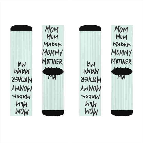 Mom Different Names premium unisex adult socks