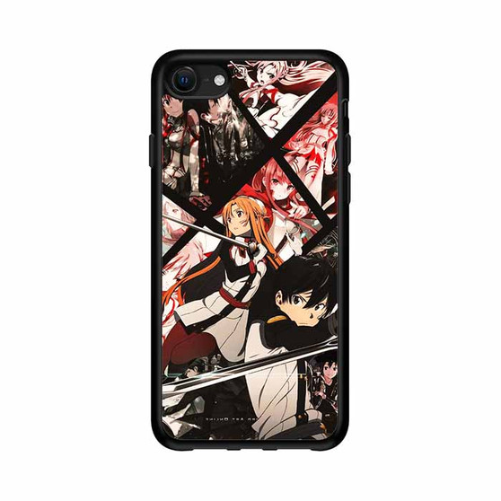 Sword Art Online Kirito & Asuna In Comic Art iPhone 16e Case