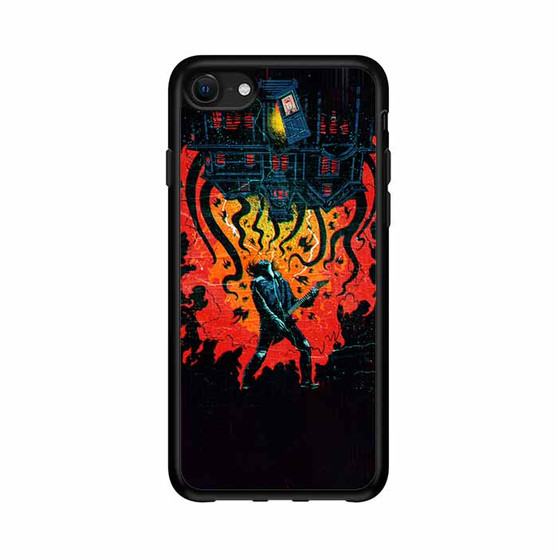 Stranger Things Eddie Munson Playing Guitar iPhone 16e Case