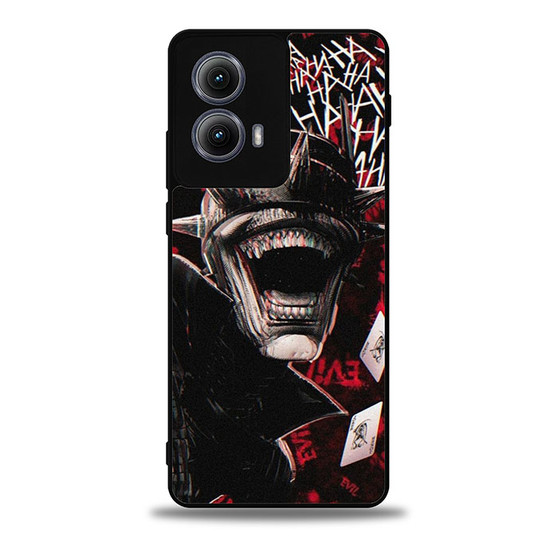 Batman Who Laugh Crazy Motorola Moto Edge Case