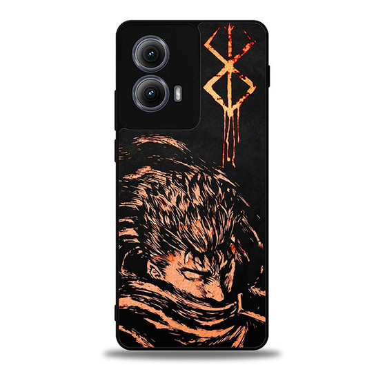 Berserk Guts in Abstract Art Motorola Moto Edge Case