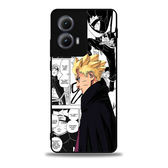 Boruto uzumaki manga Motorola Moto Edge Case