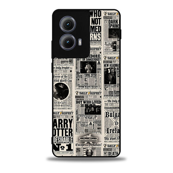 Harry potter daily prophet news Motorola Moto Edge Case