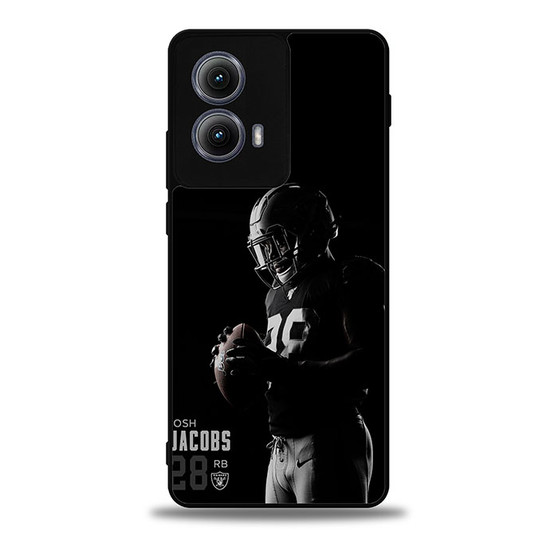Las Vegas Raiders Josh Jacobs Motorola Moto Edge Case
