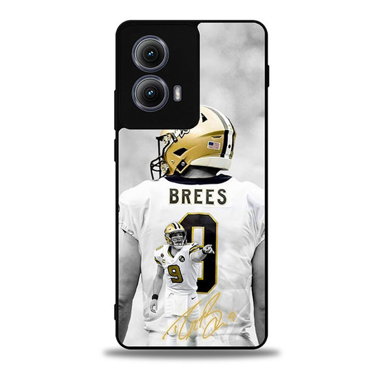 New Orleans Saints Brees 1 Motorola Moto Edge Case