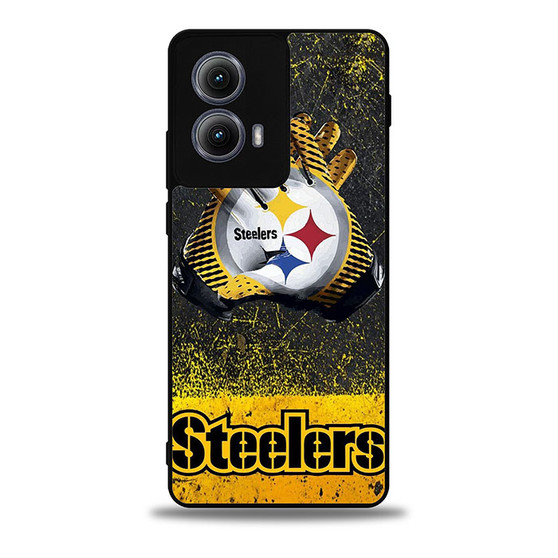 Pittsburgh Steelers Gloves Motorola Moto Edge Case