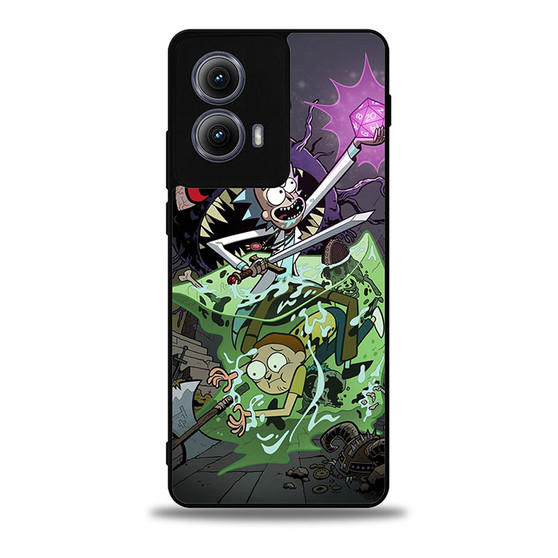 Rick And Mortys Dungeons & Dragons Motorola Moto Edge Case