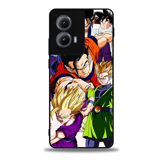 Son Gohan Dragonball Collage Motorola Moto Edge Case