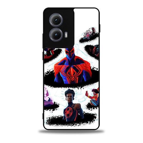 Spiderman Across the spider Verse Characters Motorola Moto Edge Case