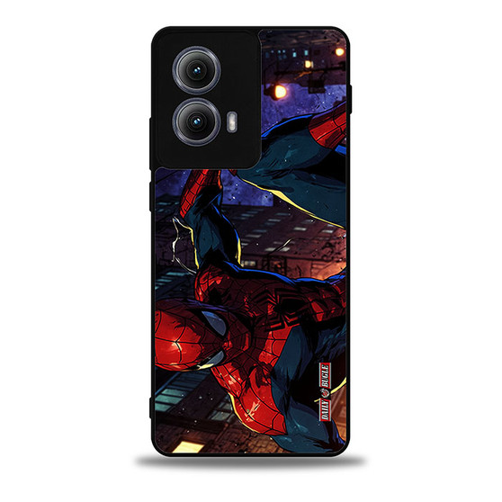 Spiderman on daily bugle Motorola Moto Edge Case