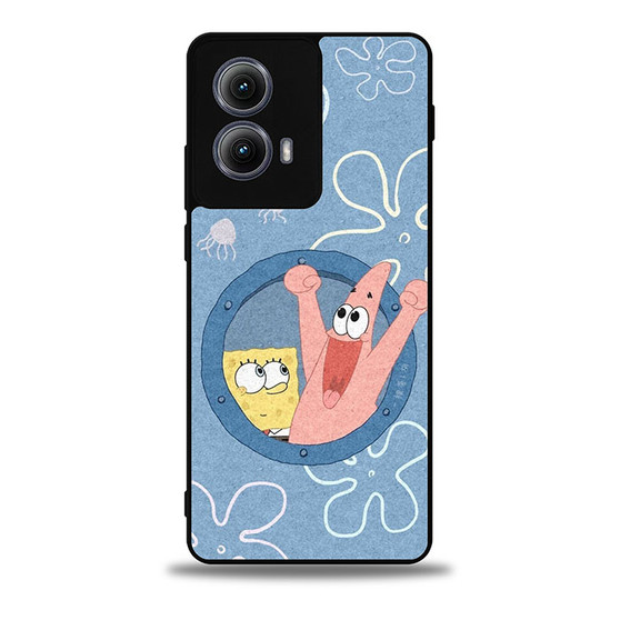 Spongebob And Patrick Motorola Moto Edge Case