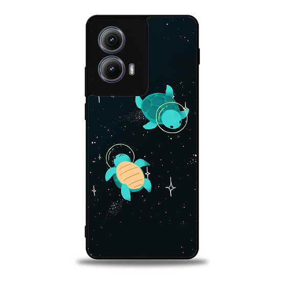 Turtle floating in the sky Motorola Moto Edge Case
