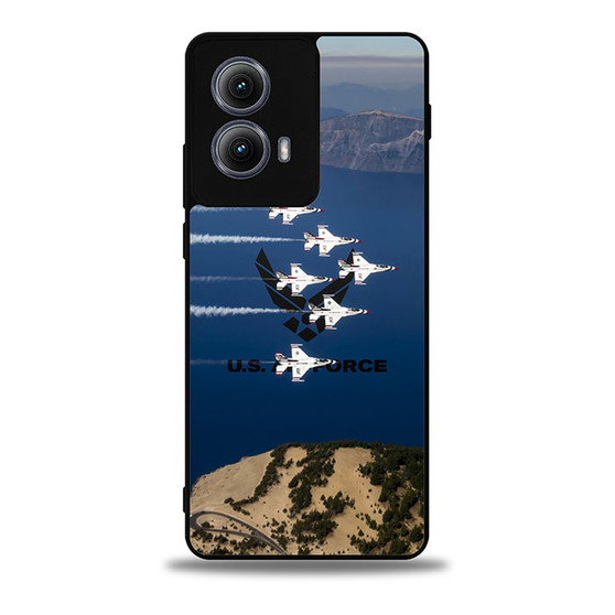 US air force drill Motorola Moto Edge Case