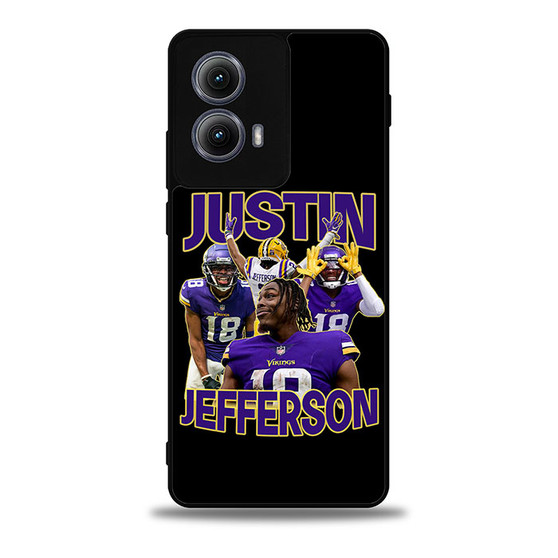 Vikings Justin Jefferson Motorola Moto Edge Case