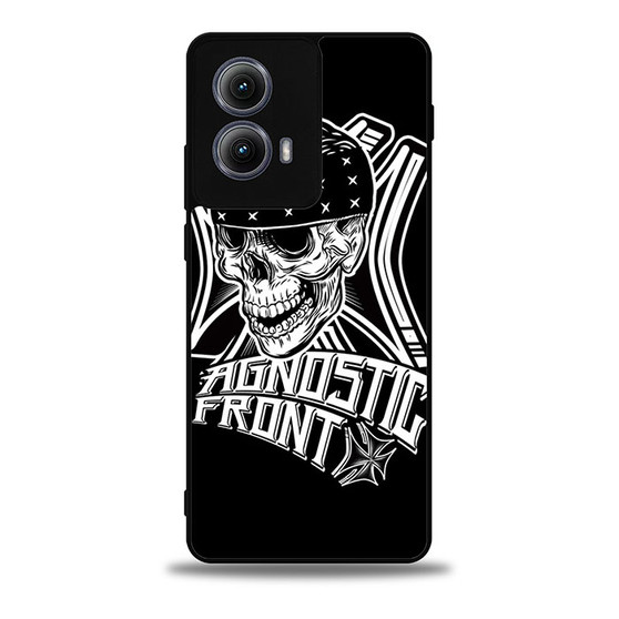Agnostic front skull logo Motorola Moto Edge Case