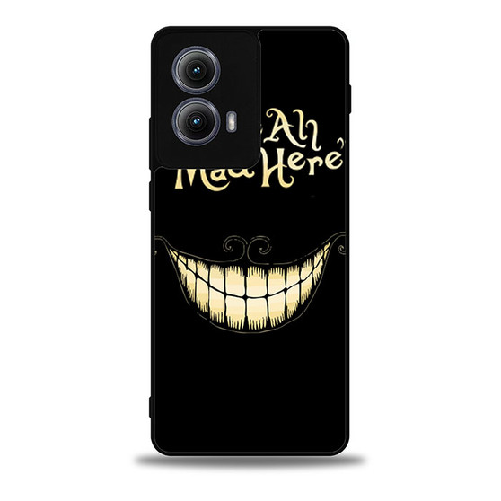 alice in wonderland we are all mad Motorola Moto Edge Case