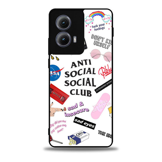 Anti Social Social Club 1 Motorola Moto Edge Case