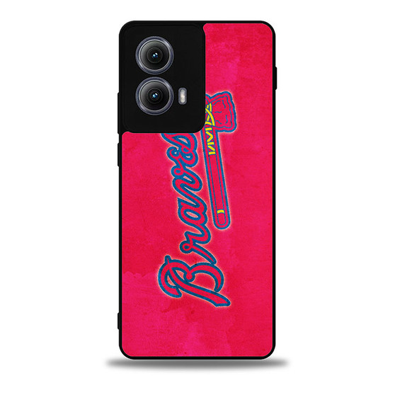 Atlanta Braves 2 Motorola Moto Edge Case