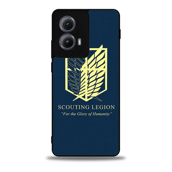 Attack on The Titan Scouting Legion Motorola Moto Edge Case