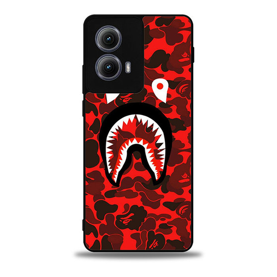 Bape camo red Motorola Moto Edge Case