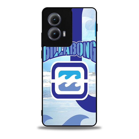 billabong logo custom Motorola Moto Edge Case