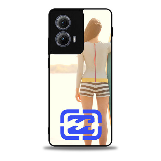Billabong Surfing Girl 2 Motorola Moto Edge Case