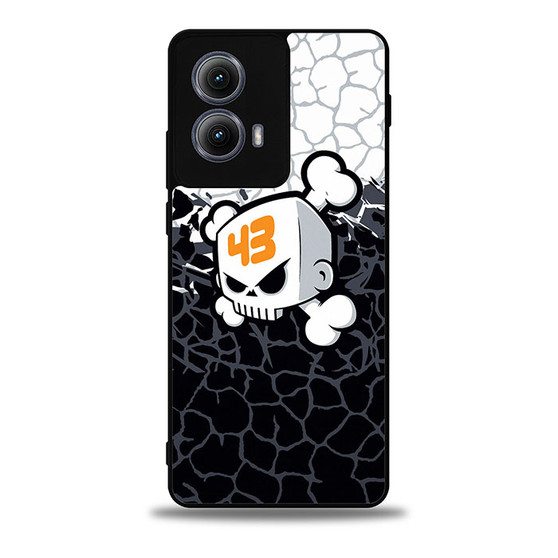 block skull Motorola Moto Edge Case