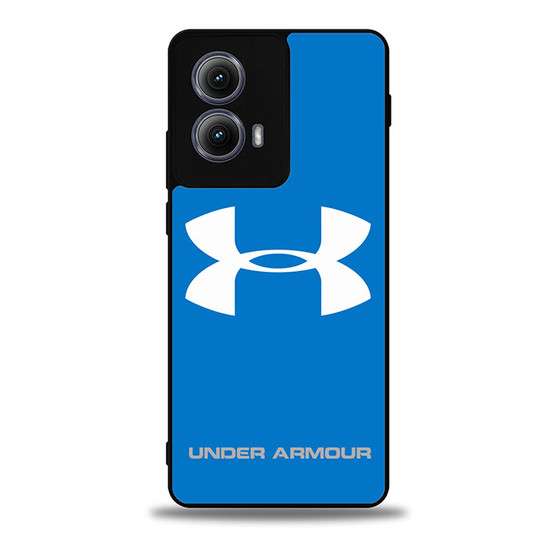 Blue Cool Under Armour Motorola Moto Edge Case