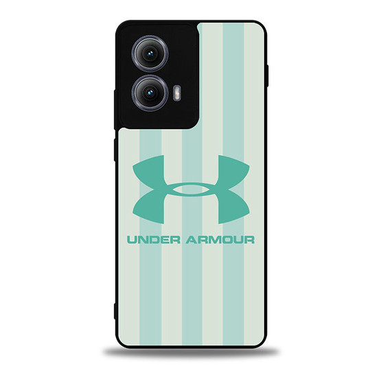Blue Strips Under Armour Motorola Moto Edge Case