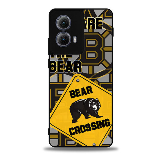 Boston Bruins 8 Motorola Moto Edge Case