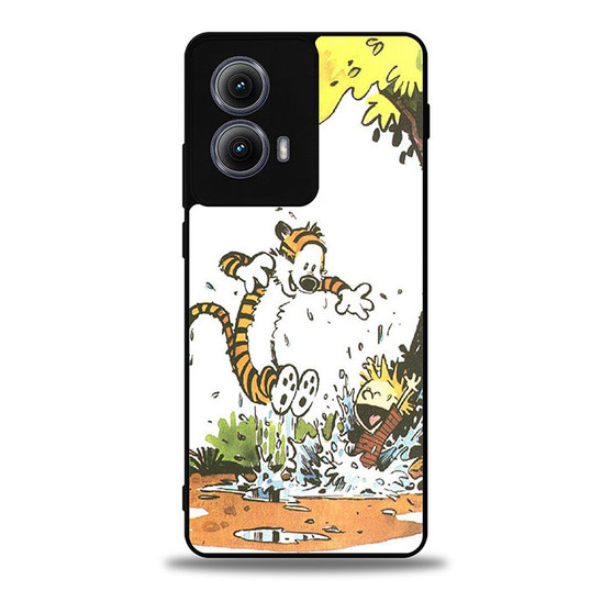 calvin n hobbes Motorola Moto Edge Case
