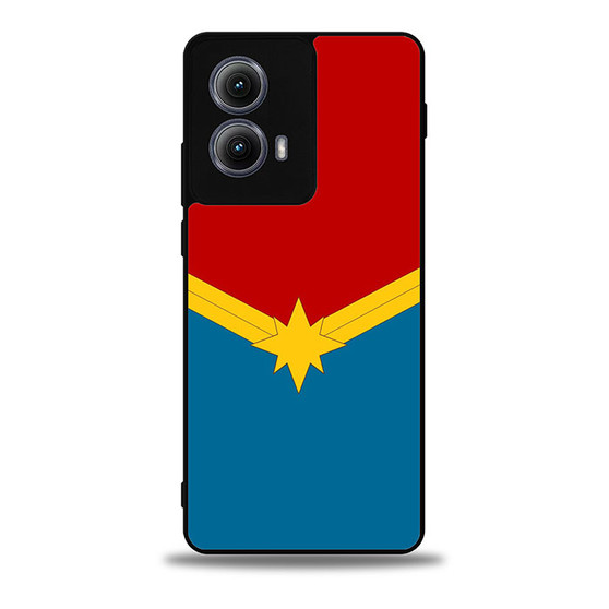 Captain Marvel Suit Motorola Moto Edge Case