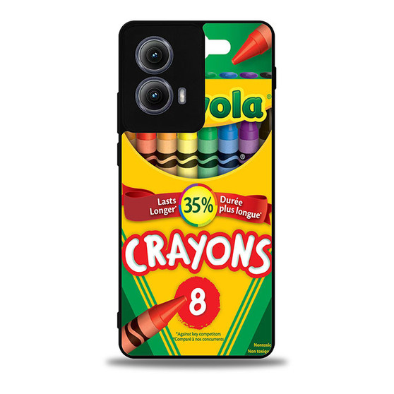 Crayola crayons Motorola Moto Edge Case