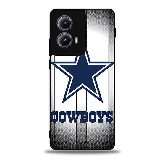 Dallas Cowboys Suit Pattern Motorola Moto Edge Case