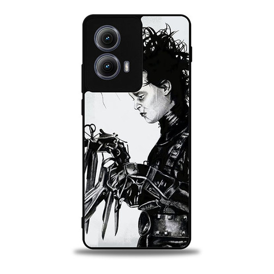 Edward Scissorhands art Motorola Moto Edge Case