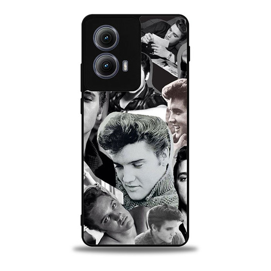 Elvis Presley Collage Motorola Moto Edge Case