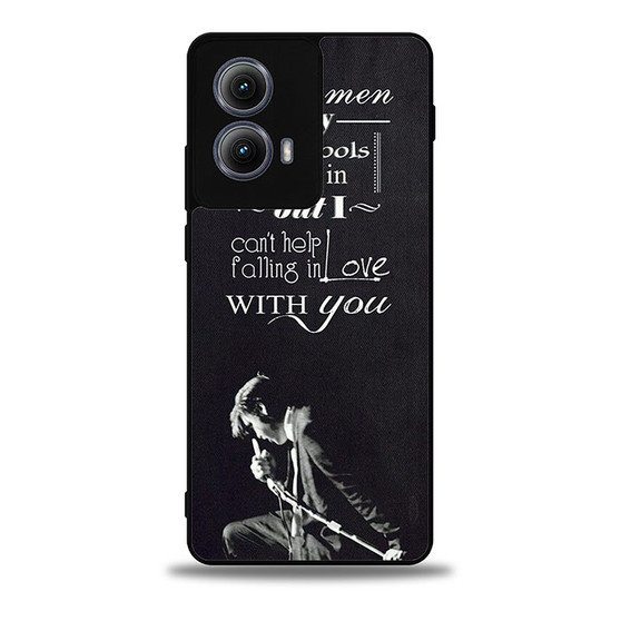 Elvis Quotes 2 Motorola Moto Edge Case