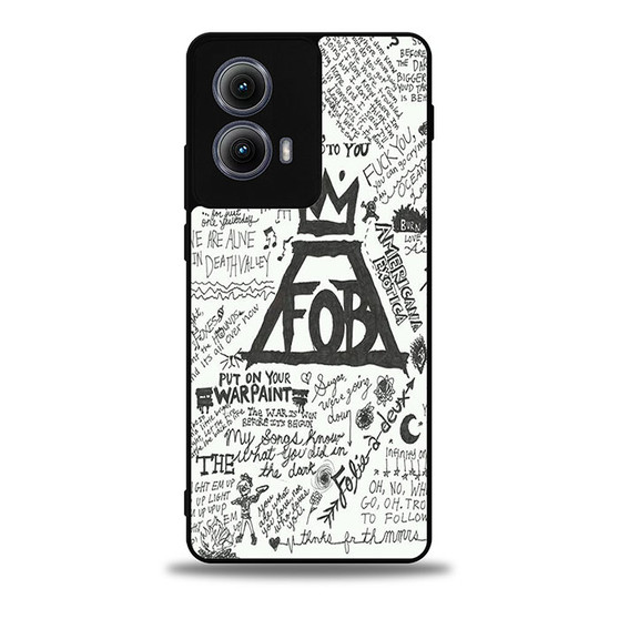 Fall Out Boy Quotes 2 Motorola Moto Edge Case