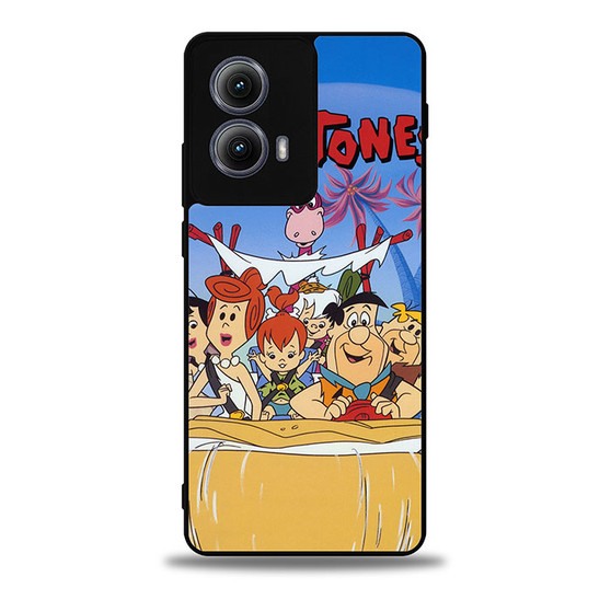 Flintstones cartoon Motorola Moto Edge Case