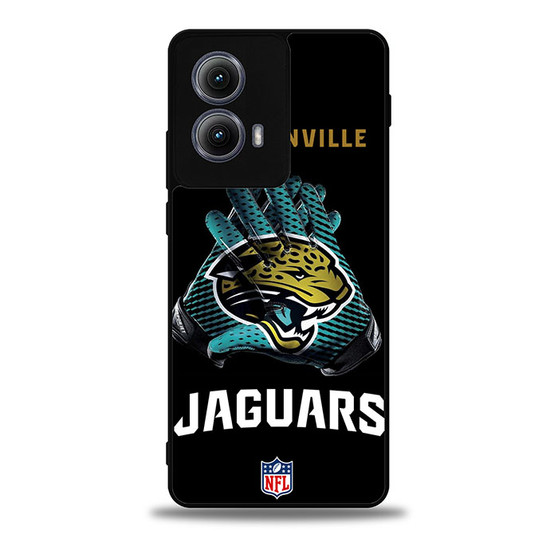 Jacksonville Jaguars Gloves Motorola Moto Edge Case