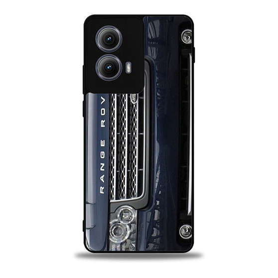 Land Rover Range Rover Blue Motorola Moto Edge Case