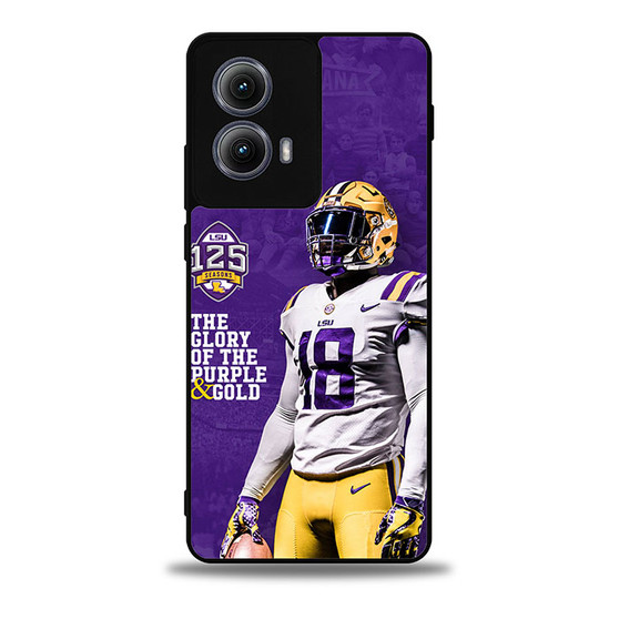 LSU Tigers American Football 1 Motorola Moto Edge Case