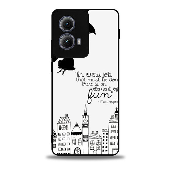 Mary Poppins Quote Motorola Moto Edge Case