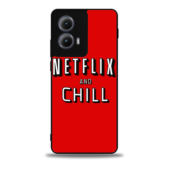 Netflix And Chill Motorola Moto Edge Case