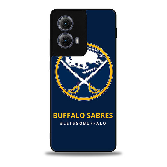 NHL Buffalo Sabres Lets Go Motorola Moto Edge Case