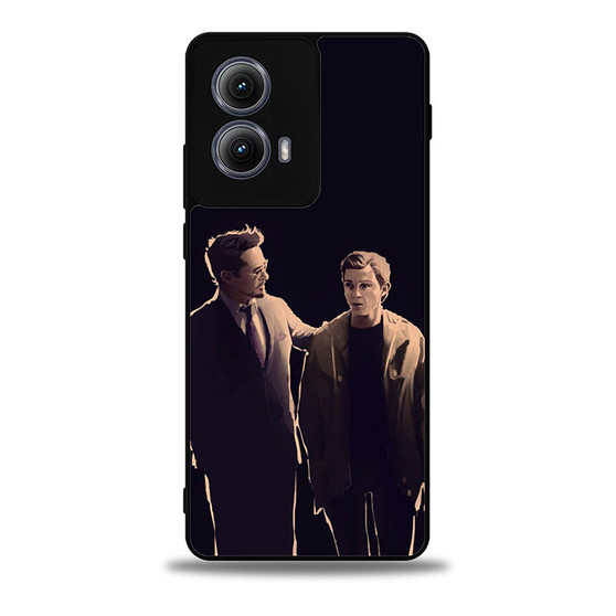 Peter Parker and Tony Stark Motorola Moto Edge Case