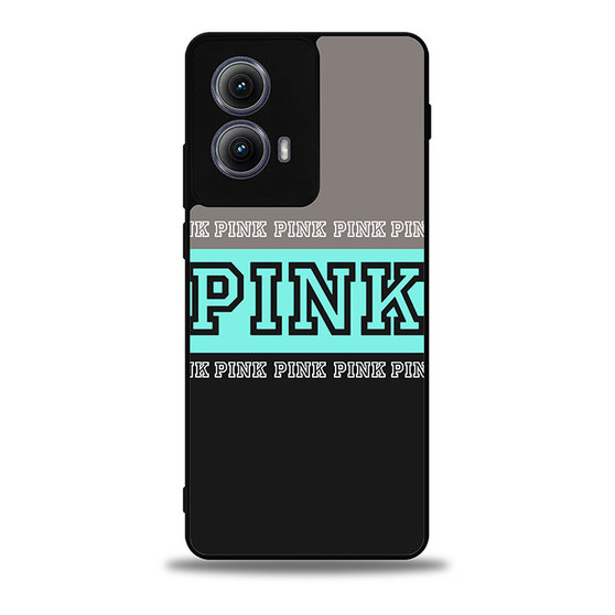 Pink Victoria's secret Limited style 1 Motorola Moto Edge Case
